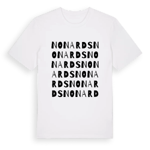 Nonards ordlek t-shirt – ekologisk bomull t-shirt från Pinshirt