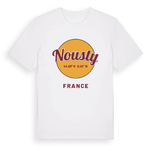 Nousty cirkel t-shirt – ekologisk bomull t-shirt från Pinshirt