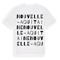Nouvelle-Aquitaine ordlek t-shirt