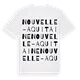 Nouvelle-Aquitaine ordlek t-shirt
