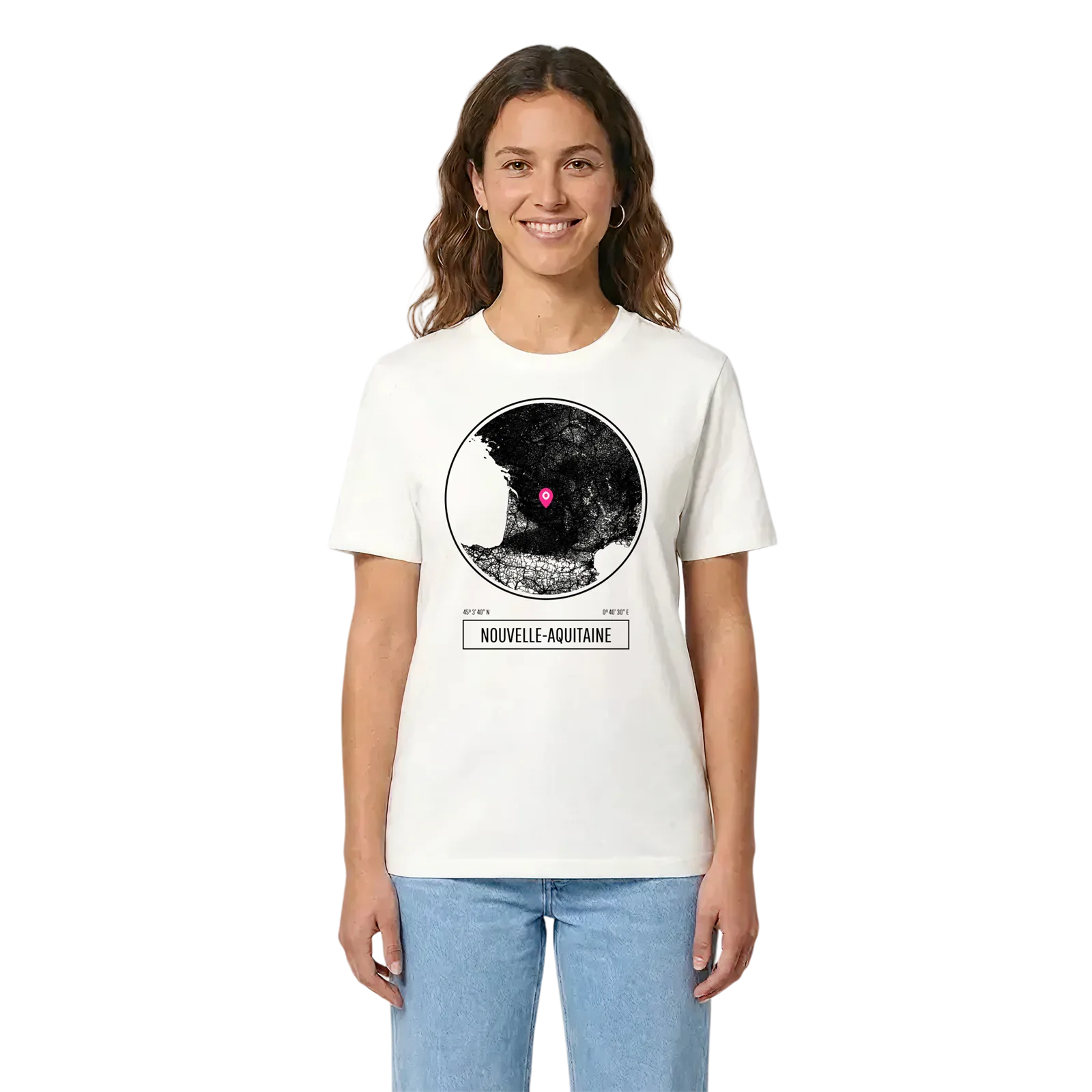 Nouvelle-Aquitaine t-shirt – White, i miljö