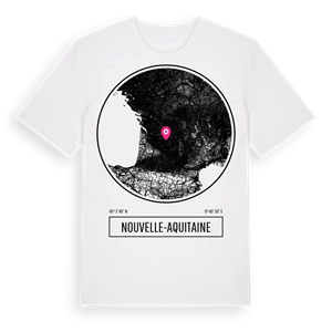 Nouvelle-Aquitaine t-shirt – ekologisk bomull t-shirt från Pinshirt