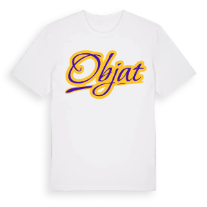 Objat baseball t-shirt – ekologisk bomull t-shirt från Pinshirt