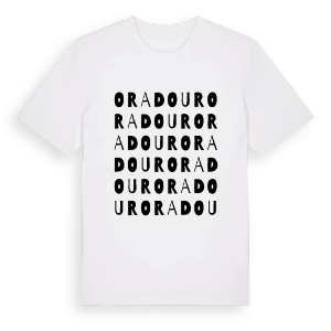 Oradour ordlek t-shirt – ekologisk bomull t-shirt från Pinshirt