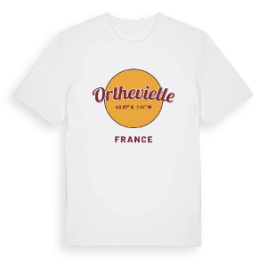 Orthevielle cirkel t-shirt – ekologisk bomull t-shirt från Pinshirt