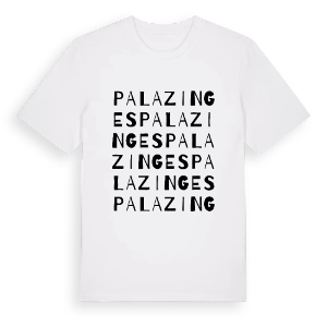 Palazinges ordlek t-shirt – ekologisk bomull t-shirt från Pinshirt