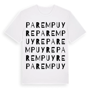 Parempuyre ordlek t-shirt – ekologisk bomull t-shirt från Pinshirt