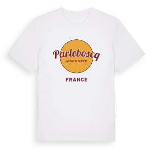 Parleboscq cirkel t-shirt – ekologisk bomull t-shirt från Pinshirt
