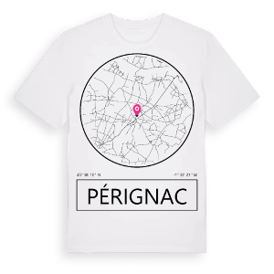Pérignac t-shirt – ekologisk bomull t-shirt från Pinshirt