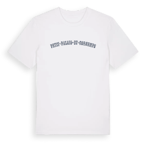 Petit-Palais-et-Cornemps college t-shirt – ekologisk bomull t-shirt från Pinshirt