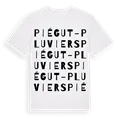 Piégut-Pluviers ordlek t-shirt