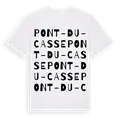Pont-du-Casse ordlek t-shirt