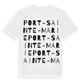 Port-Sainte-Marie ordlek t-shirt