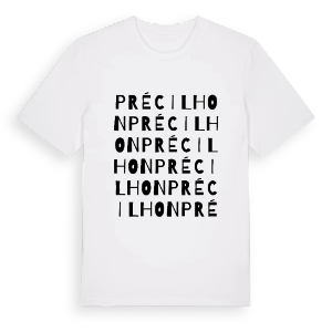Précilhon ordlek t-shirt – ekologisk bomull t-shirt från Pinshirt
