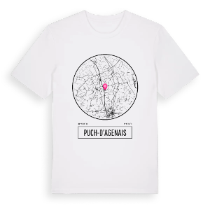 Puch-d'Agenais t-shirt – ekologisk bomull t-shirt från Pinshirt