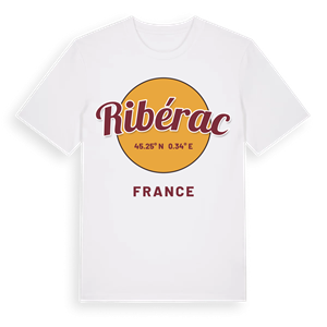 Ribérac cirkel t-shirt – ekologisk bomull t-shirt från Pinshirt