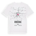 Ribérac karta t-shirt