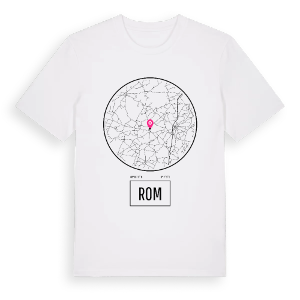 Rom t-shirt – ekologisk bomull t-shirt från Pinshirt