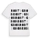 Rontignon ordlek t-shirt