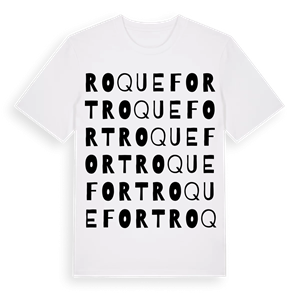 Roquefort ordlek t-shirt – ekologisk bomull t-shirt från Pinshirt