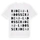 Rudeau-Ladosse ordlek t-shirt