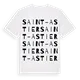 Saint-Astier ordlek t-shirt