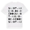 Saint-Aubin-de-Médoc ordlek t-shirt