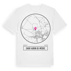 Saint-Aubin-de-Médoc t-shirt – ekologisk bomull t-shirt från Pinshirt