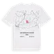 Saint-Barthélemy-de-Bussière karta t-shirt