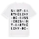 Saint-Barthélemy-de-Bussière ordlek t-shirt