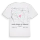 Saint-Cernin-de-Labarde karta t-shirt