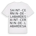 Saint-Cernin-de-Labarde ordlek t-shirt