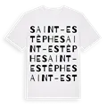 Saint-Estèphe ordlek t-shirt