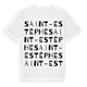 Saint-Estèphe ordlek t-shirt