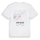 Saint-Fréjoux karta t-shirt