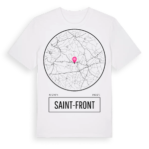 Saint-Front t-shirt – ekologisk bomull t-shirt från Pinshirt