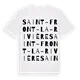 Saint-Front-la-Rivière ordlek t-shirt