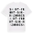 Saint-Front-sur-Nizonne ordlek t-shirt