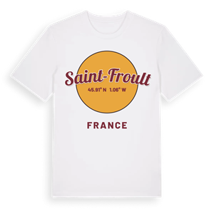 Saint-Froult cirkel t-shirt – ekologisk bomull t-shirt från Pinshirt