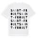 Saint-Froult ordlek t-shirt