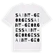 Saint-Georges ordlek t-shirt