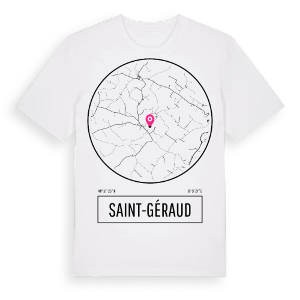Saint-Géraud t-shirt – ekologisk bomull t-shirt från Pinshirt