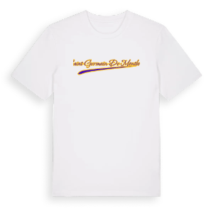 Saint-Germain-de-Montbron baseball t-shirt – ekologisk bomull t-shirt från Pinshirt