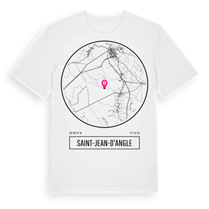 Saint-Jean-d'Angle t-shirt – ekologisk bomull t-shirt från Pinshirt