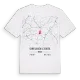 Saint-Julien-le-Châtel karta t-shirt