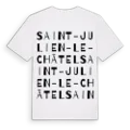 Saint-Julien-le-Châtel ordlek t-shirt