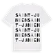 Saint-Junien ordlek t-shirt