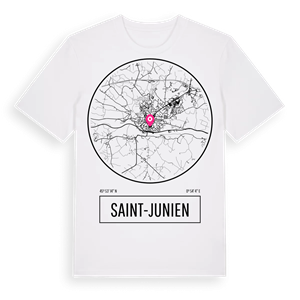 Saint-Junien t-shirt – ekologisk bomull t-shirt från Pinshirt