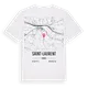 Saint-Laurent karta t-shirt