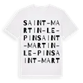 Saint-Martin-le-Pin ordlek t-shirt
